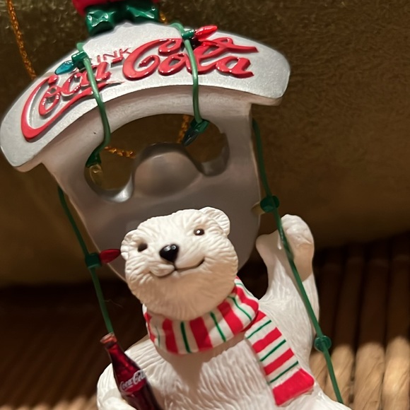 Vintage 1995 Coca Cola Bear Ornament EC no box - Picture 4 of 7